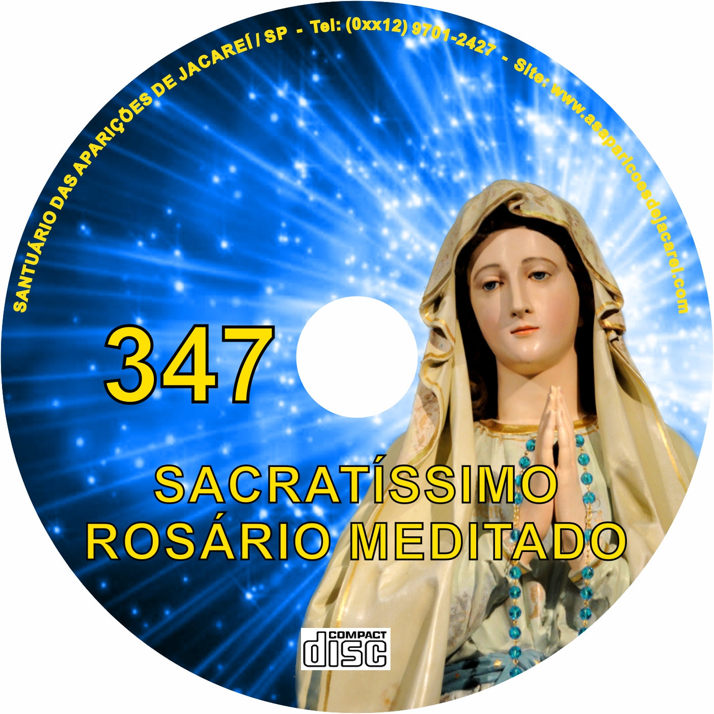 CD Rosário Meditado 347 CD Rosário Meditado 347
